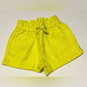 Janie and jack 12-18m yellow shorts